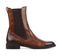 Pertini Dames Enkellaarsjes in Leder (Cognac) - thumbnail