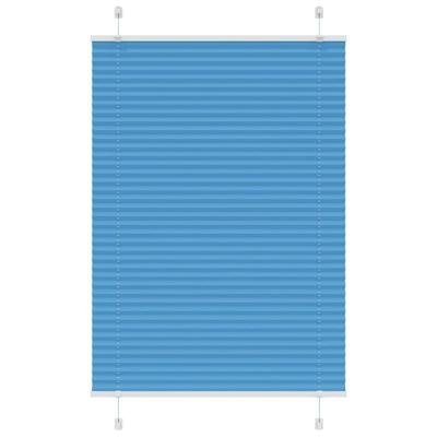 VidaXL Plissé rolgordijn 100x100 cm stofbreedte 99,4cm polyester blauw VidaXL Plissé rolgordijn 100x100 cm stofbreedte 99,4cm polyester blauw