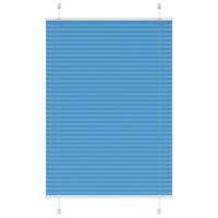 VidaXL Plissé rolgordijn 100x100 cm stofbreedte 99,4cm polyester blauw - thumbnail