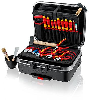 Knipex Gereedschapsassortiment | 24-delig | in hardschalenkoffer | voor elektriciens | 1 stuk - 00 21 06 HL S