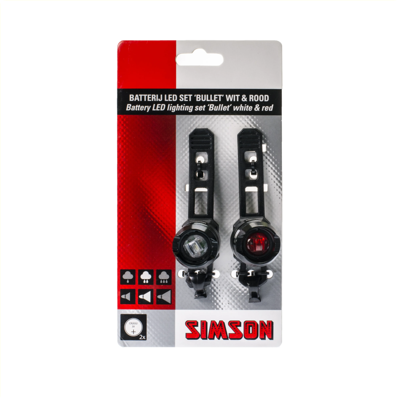 Simson Verlichtingset bullet 1 led