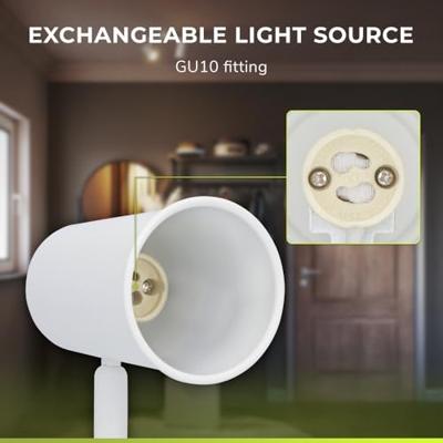 Riga - LED plafondlamp - 8 watt 690 lumen - 2 spots - 2700K Warm wit - Draaibaar en dimbaar - GU10 - Kantelbaar - Plafondspot - IP20 Voor binnen - Wit Riga - LED plafondlamp - 8 watt 690 lumen - 2 spots - 2700K Warm wit - Draaibaar en dimbaar - GU10 - Kantelbaar - Plafondspot - IP20 Voor binnen - Wit