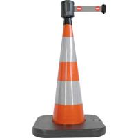 VISO RCX102ENT Band VERBODEN Verkeerskegel Staat zelfstandig op de grond Riem- of kettinglengte 2 m (Ø x h) 90 mm x 100 cm - thumbnail