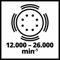 Einhell TC-RS 425 E 4462005 Excentrische schuurmachine Incl. accessoires 425 W Ø 125 mm - thumbnail