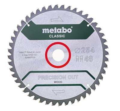 Metabo Cirkelzaagblad | HW/CT 254 x 2,4 x 30 48 WZ | 628061 - 628061000 Metabo Cirkelzaagblad | HW/CT 254 x 2,4 x 30 48 WZ | 628061 - 628061000