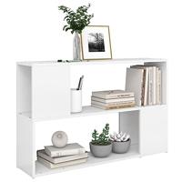 Boekenkast 100x24x63 cm spaanplaat wit - thumbnail