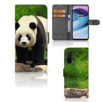 OnePlus Nord CE 5G | Telefoonhoesje | Met pasjeshouder | Panda - thumbnail