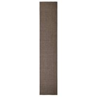 VidaXL Sisalmat voor krabpaal 66x350 cm bruin - thumbnail