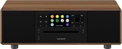 Sonoro Prestige X - SO-331 stereo internetradio met DAB+, FM, CD, Spotify en Bluetooth - walnoot - zwart