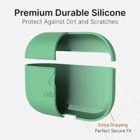 Catalyst Slim Case voor AirPods Pro Skin voor Apple AirPods Pro Charging Case, verwisselbare kleuren, beschermhoes Soft Skin, compatibel draadloos opladen - Muntgroen - thumbnail