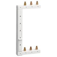 Hager KCL363L Hager KCL363L faserail 3-polig 2 rijen 125 mm links verticaal Phase busbar Bruin, Blauw 3-polig 1 stuk(s) - thumbnail