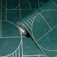 Livingwalls My Home My Spa groen behang | 386993 - thumbnail