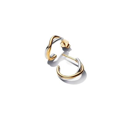 Dames oorbellen Pandora 263880C00 Gouden Zilverkleurig