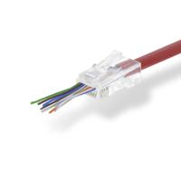 Gebruiksvriendelijke Netwerkconnector | RJ45 Male - Voor Stranded Cat5 UTP-Kabels | 10 Stuks | Transparant - thumbnail
