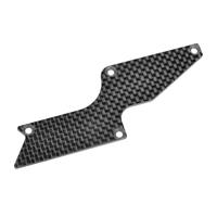 Team Corally - Suspension arm stiffener - Lower Rear - Right - Graphite 3mm - 1 pc - thumbnail