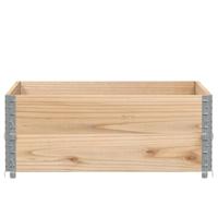 Palletopzetranden 2 st 100x100 cm massief grenenhout - thumbnail