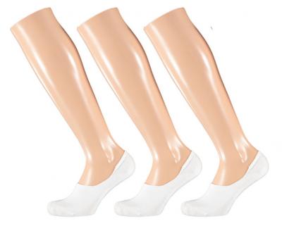 Bamboo Bamboo Bamboe No Show Sokken Wit 43-46 (3paar)