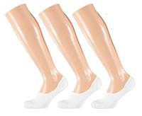 3-paar No Show lage sneaker sokken - Footies kousenvoetjes - thumbnail