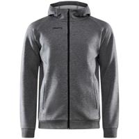 Craft 1910620 Core Soul Full Zip Hood Men - Dark Grey Melange - L - thumbnail
