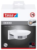 tesa ekkro 40240-00000-00 Zeepschaaltje Chroom (glanzend), Wit (gesatineerd) - thumbnail