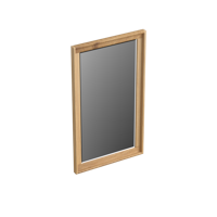 Spiegel Forzalaqua Reno Rechthoek 40x2x70 Cm Eiken Smoke - thumbnail