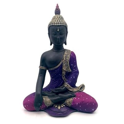 Paars & Zwart Thaise Boeddha Droom Meditatie