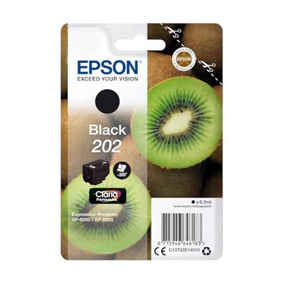 Epson Inktcartridge 202 Origineel Zwart C 13 T 02E14010 Epson Inktcartridge 202 Origineel Zwart C 13 T 02E14010