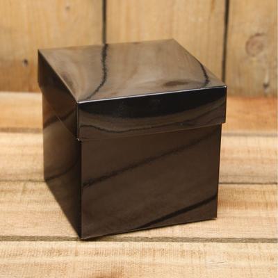 Bonbon doosjes - Chocolade doosje - Zwart intens glans - 24 stuks