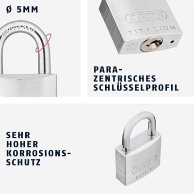 ABUS Hangslot 64Ti/30 - 64TI/30 - 64TI/30 - thumbnail