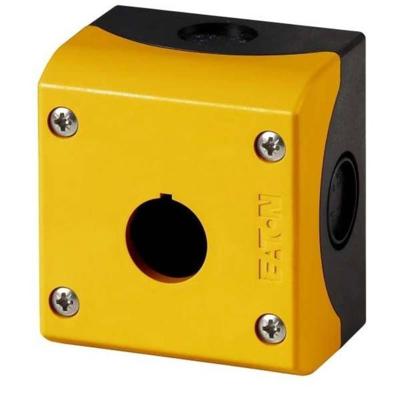 Eaton M22-IY1 216536 Surface mounted housing 1 inbouwplaats, Voor bodembevestiging (Ø x h) 22 mm x 80 mm Antraciet 1 stuk(s)