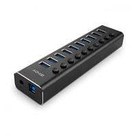 LINDY 43370 USB 3.2 Gen 1-hub Zwart - thumbnail