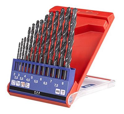 kwb 424140 HSS Metaal-spiraalboorset 13-delig 2 mm, 2.5 mm, 3 mm, 3.5 mm, 4 mm, 4.5 mm, 5 mm, 5.5 mm, 6 mm, 6.5 mm DIN 338 Cilinderschacht 1 stuk(s)