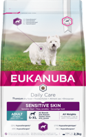 Eukanuba Daily Care Sensitive Skin hondenvoer 2 x 2,3 kg - thumbnail