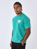Project X Paris Gebroken Hart T-Shirt Heren Groen - Maat S - Kleur: Groen | Soccerfanshop - thumbnail