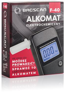 BACscan F-40 alcohol tester 0 - 4 procent Grijs - thumbnail