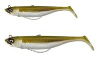 Savage Minnow Weedless 10Cm 16Gr 2 Body's + 1 Head Blue Pearl Silver - thumbnail