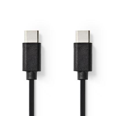 Sync & Charge-Kabel | USB-C Male | USB-C Male | 1,0 m | Zwart Sync & Charge-Kabel | USB-C Male | USB-C Male | 1,0 m | Zwart