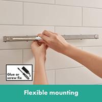 Hansgrohe WallStoris Bundelset Badkamer 50cm Mat Zwart - thumbnail