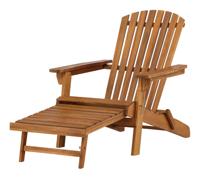 Nohr Inklapbare Loungestoel 'Tomica' Acaciahout, kleur Bruin - thumbnail