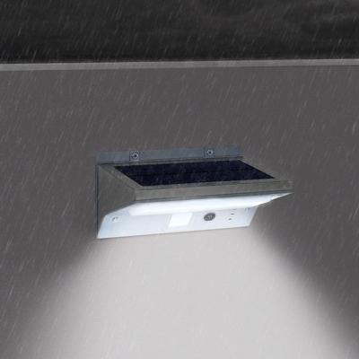 LUMISKY Waterdichte wandlamp voor buiten op zonne-energie met detector - 21 LED's - 330 Lm - Draaibaar op 120 ° C