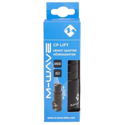 M-Wave hoogte adapter 28,6 / 115 / 28,6 mm zwart