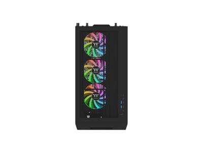 Thermaltake S380 TG ARGB Black Midi-tower PC-behuizing Zwart Zijvenster, Geïntegreerde verlichting, 2 voorgeïnstalleerde LED-ventilators Thermaltake S380 TG ARGB Black Midi-tower PC-behuizing Zwart Zijvenster, Geïntegreerde verlichting, 2 voorgeïnstalleerde LED-ventilators