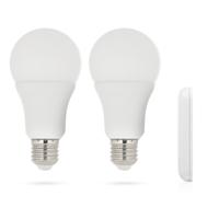 Smartwares SH4-99550 LED bulb schakelset - 2x 7W LED-lampen + AB - Black Friday - thumbnail
