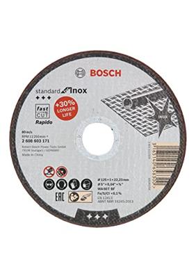 Bosch Accessories WA 60 T BF 2608603171 Doorslijpschijf recht 125 mm 1 stuk(s) Staal, RVS Bosch Accessories WA 60 T BF 2608603171 Doorslijpschijf recht 125 mm 1 stuk(s) Staal, RVS