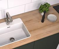 Kirchhoff ECO-SAVE kunststof korfventiel, grijs, 1 1/2" ET, roestvrijstalen ventielbeker en zeef Ø114 mm - 98835249 - thumbnail