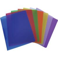 Alpha ringmap, voor ft A4, uit PP, 2 ringen van 25 mm, geassorteerde transparante kleuren - thumbnail