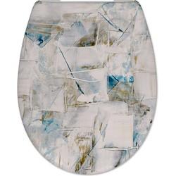 Saqu toiletbril met softclose en quickrelease 36,2x43,6cm multi Saqu toiletbril met softclose en quickrelease 36,2x43,6cm multi