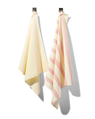 HEMA Thee- en keukendoekset tompouce strepen - 2 stuks (multicolor)