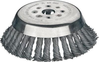 Lessmann Staaldraadborstel | d. 155 mm draaddikte 0,5 mm | staal 12 mm gat 25,4 mm | 10.000 omw/min | 1 stuk - 4752M101 4752M101 Lessmann Staaldraadborstel | d. 155 mm draaddikte 0,5 mm | staal 12 mm gat 25,4 mm | 10.000 omw/min | 1 stuk - 4752M101 4752M101
