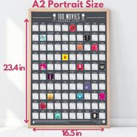 Gift Republic Scratch Poster - 100 Films - thumbnail